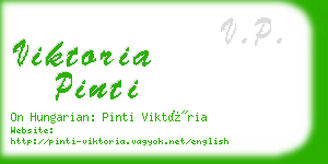 viktoria pinti business card